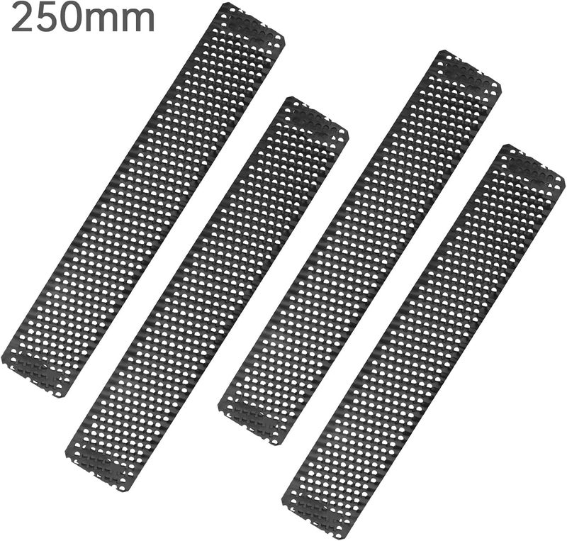 Omninmo 10-Inch Curved Flat Standard Cut Replacement Blade, 4 Pack Steel Shaver Cheesegrater Rasp for Surform Pocket Plane, Dent Repairs, Wood Fiberglass, Shaping Curved Surfaces Hand Plane Scraper - Image 3